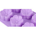 6 Flores Silicone Chocolate Molde Cube Bandeja Assadeira Sc34